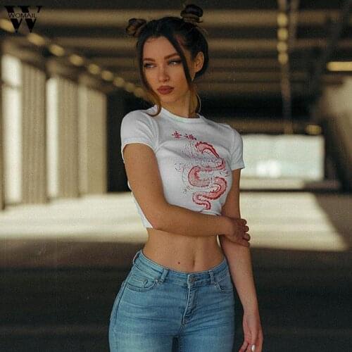 Женские футболки с принтом Womail China At AliExpress