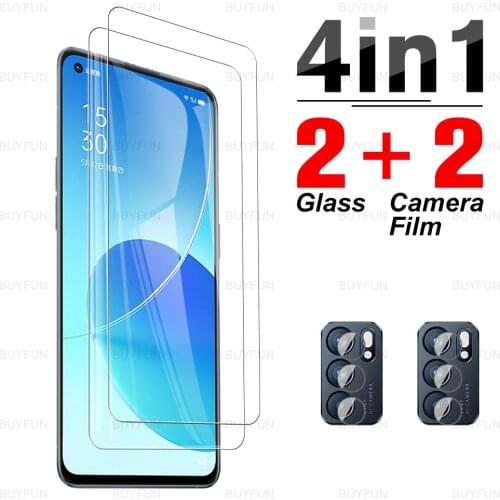 4in1 Camera Lens Protective Film For Oppo Reno6 5G 6.43inch HD Tempered Glass On For oppo reno 6 5 5g appo reno5 lite reno 5F