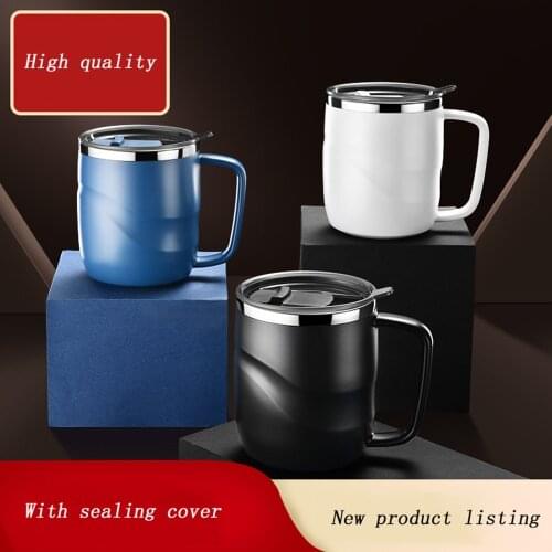 400ML 304 Stainless Steel Milk Coffee Cup Thermos Mug Water Bottle Vacuum Flask Office Water Cup