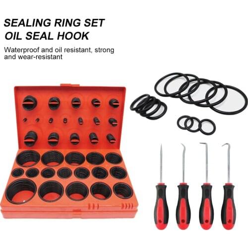 419Pcs O Ring 32 Sizes Rubber Washer Seals Assortment Kit Black R01-R32 Oring kit Seals Set for Plumbing Mechanic Automotive