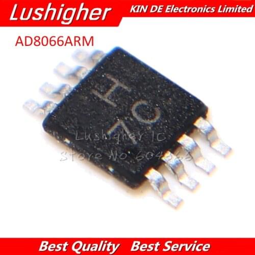 5pcs AD8066ARM AD8066ARMZ Marking H7C AD8066 MSOP8 Operational Amplifier