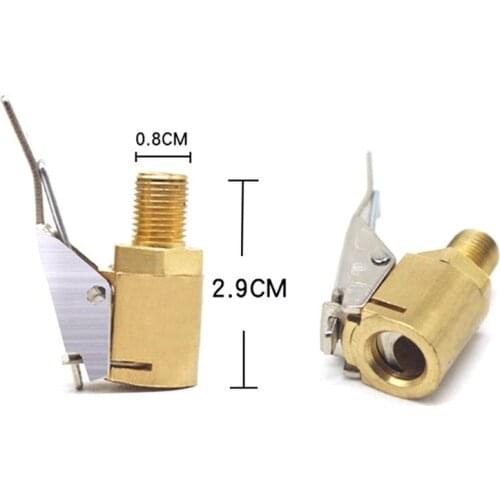 Car Air Pump Thread Nozzle Adapter Car Auto Tyre Wheel Inflation Adapter Fast Conversion Head Clip Auto General Tool Air Chuck