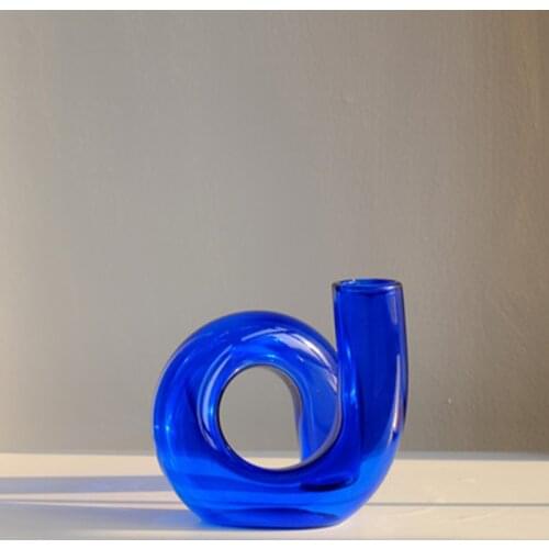 Flower Vase For Home Decor Glass Vase Bonsai Flowers Arrangement Table Ornaments Tabletop Nordic Vase