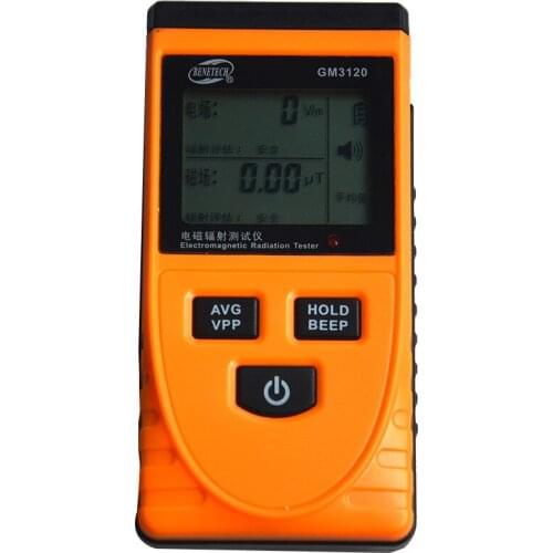 GM3120 electromagnetic radiation detectors, electromagnetic measuring instruments, household radiation monitor