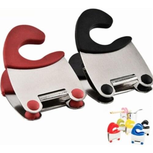 Hot Bowl Holder Dish Clamp Pot Pan Gripper Clip Hot Dish Plate Bowl Clip Retriever Tongs Silicone Handle Kitchen Tools