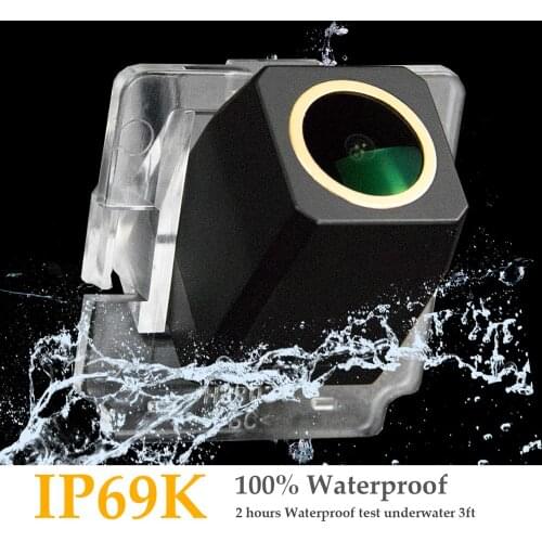 HD 1280x720p Golden Reverse Car Rear View Backup Camera for Mitsubishi Outlander XL GT 4WD Citroen C-Crosser Peugeot 4007