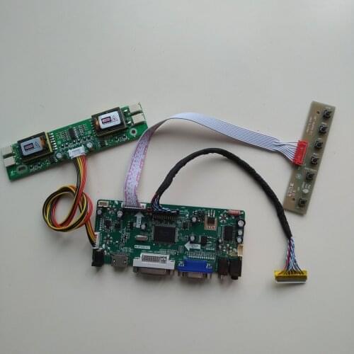 Controller board kit 4 CCFL lamps For M190EG02 V4 1280*1024 19" panel LCD DIY VGA DVI 30pin Driver M.NT68676 screen