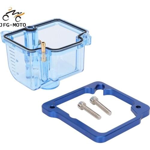Motorcycle Carburetor Clear Bottom Transparent Float Bowl Oil Cap For KEIHIN PWK OKO KOSO 28 30 32 34mm Carb