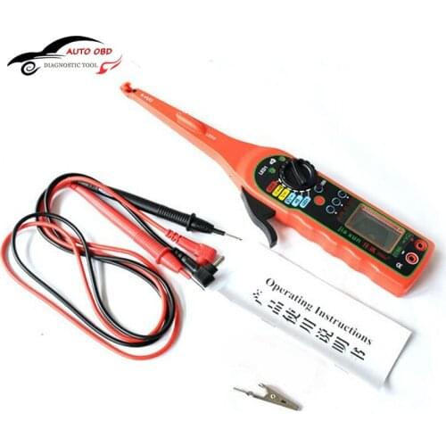Multi-function Electric Automotive Circuit Tester Multimeter Lamp Car Repair Automotive Electrical Multimeter (Screen) Free Ship