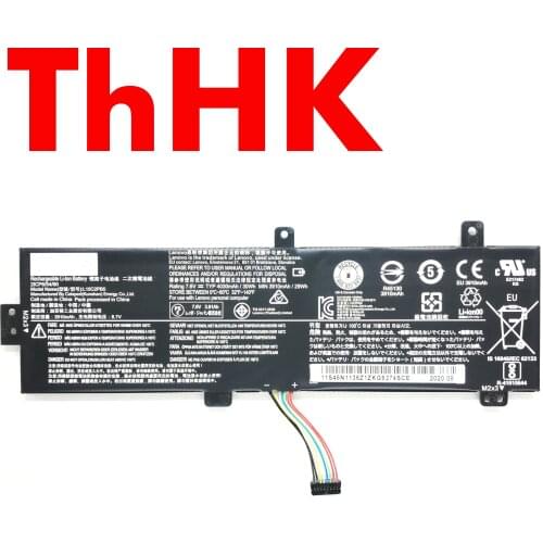 THhkGenuine Original L15L2PB4 L15L2PB5 L15M2PB5 L15C2PB5 L15M2PB3 L15C2PB3 Laptop Battery For Lenovo IdeaPad 310-15ISK 510-15ISK