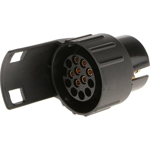 7 To 13 Pin Trailer Car Truck Caravan Plug Adapter Socket Towing Electric