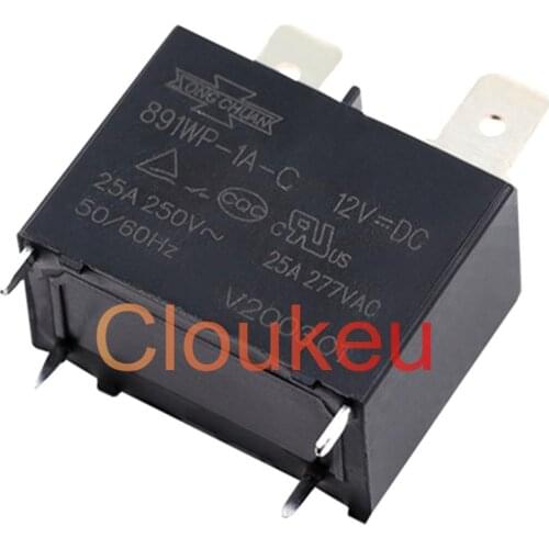 Relay 891WP-1A-C-12VDC 25A 4pin