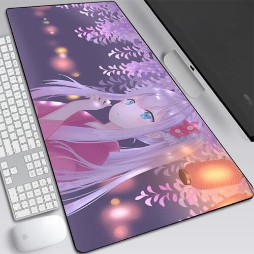 Cute Sexy Girl PadMouse 90x40cm Rubber Mouse Pad ANIME Izumi Sagiri Figure Mouse Pad Gamers Keyboard Computer Mat for Girl Boys
