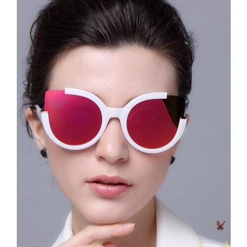 RunBird Round Shade Summer Fashion Sunglasses Women Vintage Brand Designer Glasses for Ladies Gafas Retro Oculos R191