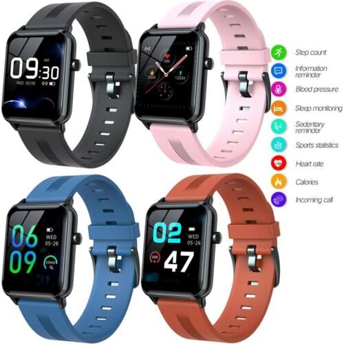 Sport Smart Watch Men Women Smartwatch Wristwatch Heart Rate Monitoring Calls Message Notification for Cell Phones