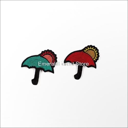 Sunumbrella breast needle embroidery Brooch Pin cute decoration Brooch simple fashion creative badge jewelry trend