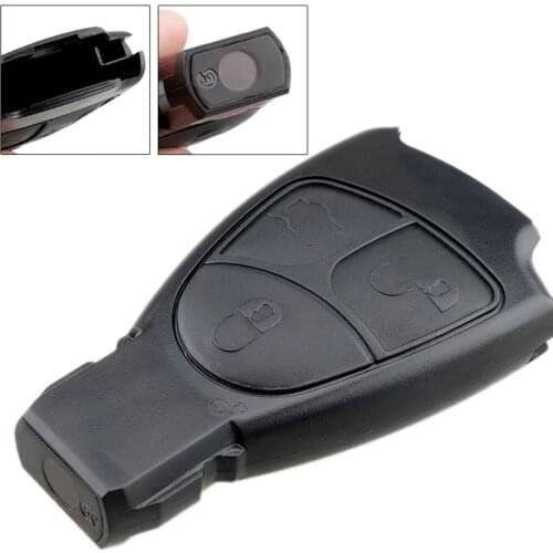 3 Buttons Car Key Smart Shell Case Replacement Remote Cover Car Key Parts Fit for Mercedes Benz W168 W202 W203 W208 W210 W211