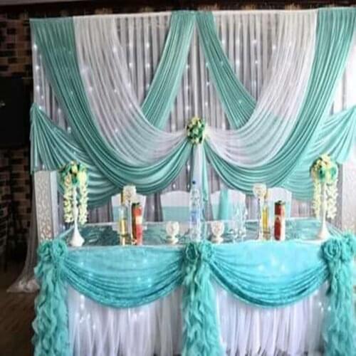 3m X 6m Wedding Backdrop Free Shipping Vanlance Backdrop Customized Color Backdrop for Wedding Decoration