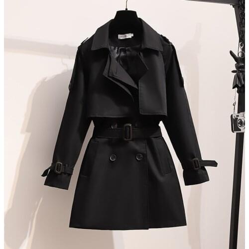 ABRINI Women's Short Trench Coats