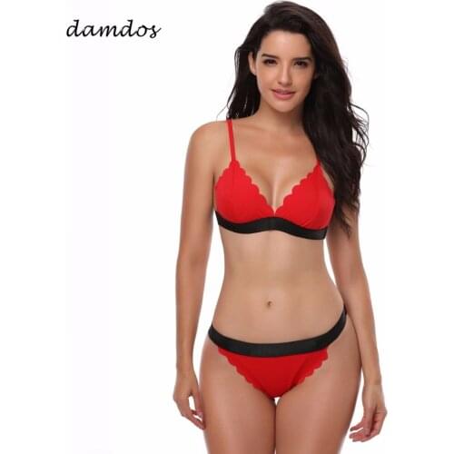 Bikini 2018 Swimsuit Women Swimwear Brazilian Bikini Set Sexy Biquini Women Bandeau Strap Underwire Brand Beach Dress Swimwear