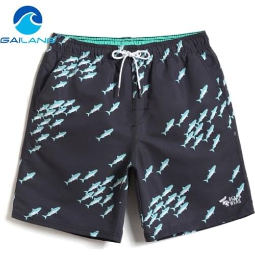 Gailang Brand Men beach shorts style boxers for men Swimsuits Swimwear mens casual board bermuda quick drying shorts trunks