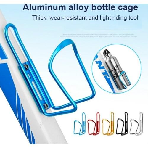 Bike Bicycle Bottle Holder Mountain Bike Water Bottle Cage Drink Rack Aluminum