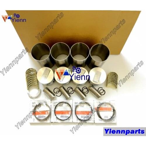 For Cummins A2300 Overhaul Rebuild Kit Piston Ring Liner Gasket Bearing Set For Daewoo D20SC-5 Forklift Diesel Engine Spare Part