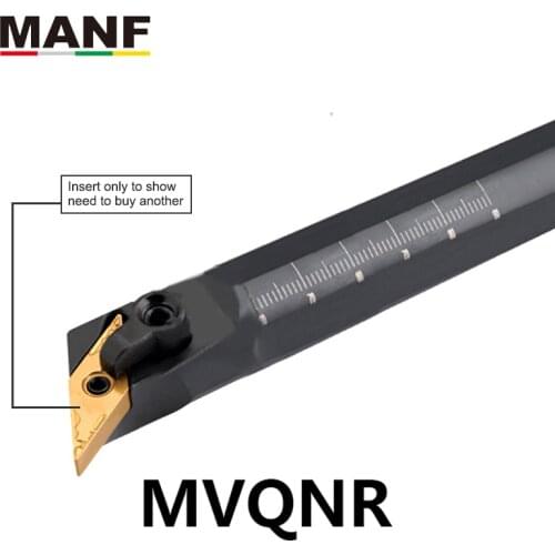MANF S20R-MVQNR16 lathe tools 20mm 25mm Turning Machine Toolholder Internal VNMG Insert Boring Tool Holders CNC Lathe Cutter Bar