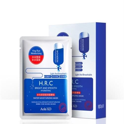 25g*10pcs Hyaluronic Acid Face Mask Korean Sheet Mask Moisturizing Facial Mask Skin Care Corean Tony Moly Makeup Skincare