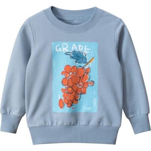 Fashion Comfortable Children Cute Spring Autumn Girls Pullover Fleece Sweatshirt