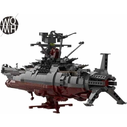 MOC 1782 pcs Movie Space Ship Series Wars Space Battleship Yamato Famous Boat Moc Building Blocks Bricks Creaor Toy Boy