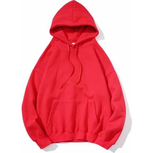 2020 Mens Hoodie Casual Streetwear Solid Color Long Sleeve Pullover Hoodies Male Fashion Harajuku Men Sweatshirt Big Size M-5XL