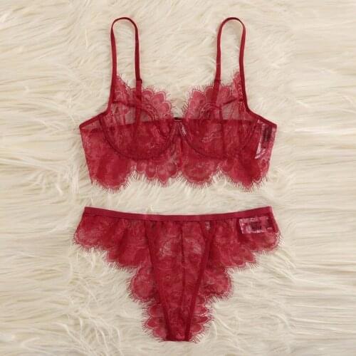 New Sexy Fashion Lace Lingerie Sleepwear Steel Ring Pajamas Garter Sexy Lingerie For Women Sex Set Bra белье женское комплект