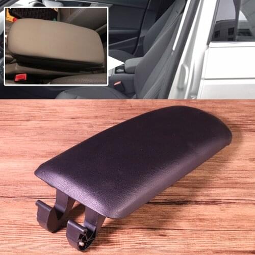 8E0 864 245 D Black PU Leather Center Console Arm Rest Armrest Latch Cover Lid Fit For Audi A4 B6 B7 2002-2006 2007 Accessories