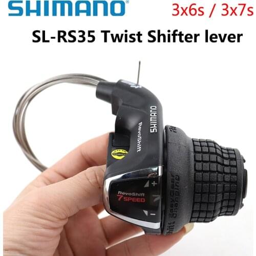 Shimano Revoshift SL-RS35 3X6s 3X7s grip Twist Shifter 18S 21s MTB Bicycle Bike Shifting lever