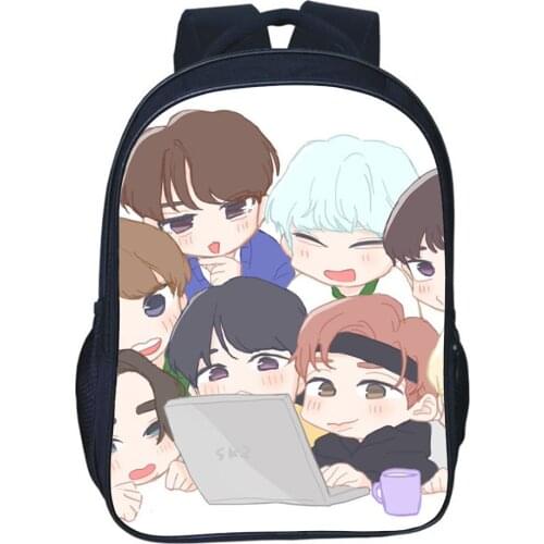 Stray Kids Backpack Boy Girl School Bags Men Travel Bag Star Singer Bookbag Students Double-layer Cartoons Knapsack Fans Gifts