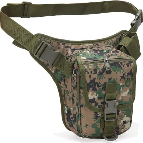 Tactical Men Waist Pack Nylon Hiking Phone Pouch Camouflage Bag Outdoor Sports Army Military Hunting Climbing Camping Belt Bag