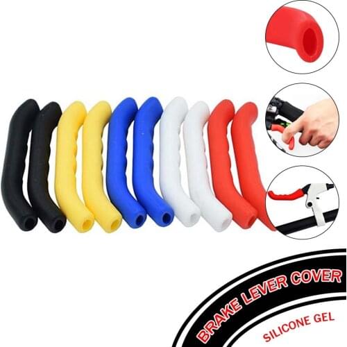 Universal Silicone Gel Brake Handle Lever Mountain Road Bike Cycling Protection Cover Protector Sleeve MTB Fixed Gear