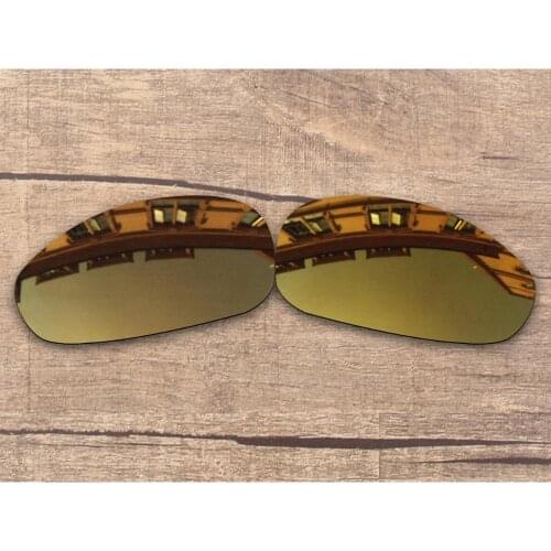 Vonxyz Bronze Mirror Polarized Replacement Lenses for-Oakley Juliet Frame
