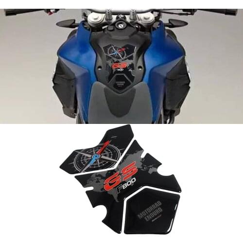 3D Motorcycle Fuel Gas Tank Pad Protector Case for BMW F800GS F800 GS 2008-2012 Polyurethane Resin