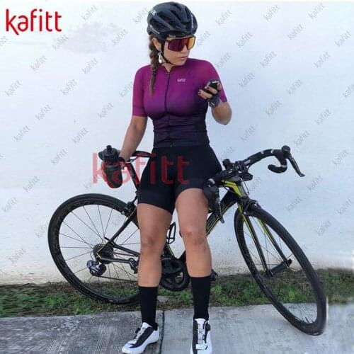 Kafitt robe femme womens sweatshirt set and dresser rennräder fietskleding ladies blouses overalls womens cycling jumpsuit