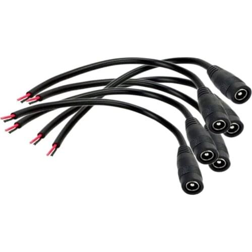 5/10pcs 5.5x2.1 Plug DC male or Female Cable Wire Connector For 3528 5050 LED Strip Light