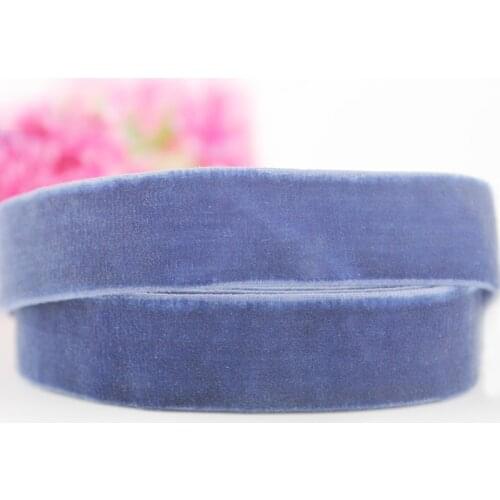 5/8" Single face 16mm elastic velvet ribbon Sewing elastic Fabric band DIY Handcrafts Decoration Accessories webbing
