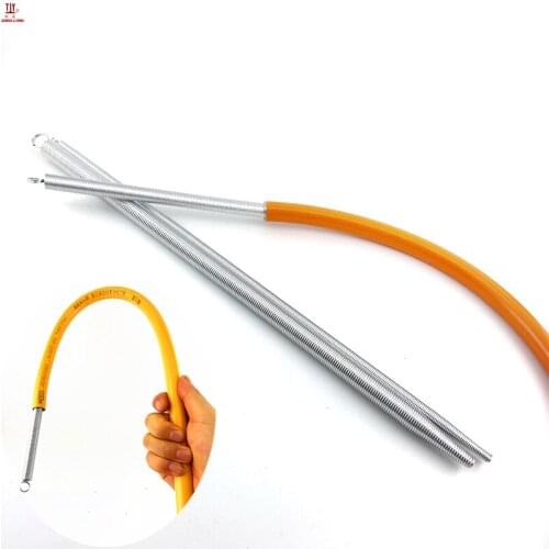 Free shipping 3pcs long 500mm DN20/25/32mm manual pvc pipe bender house decoration wire tube bending tool curve spring Silver