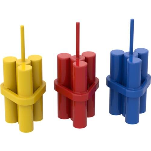 BuildMOC 64728 Dynamite toy For Building Blocks Parts DIY Construction Classic Brand gift Toys