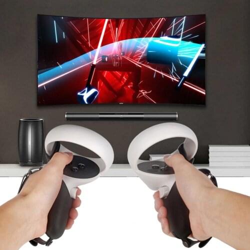 VR Handle Cover VR Controller Case for Oculus Quest2 Touch Controller Grip Cover with Knuckle Straps