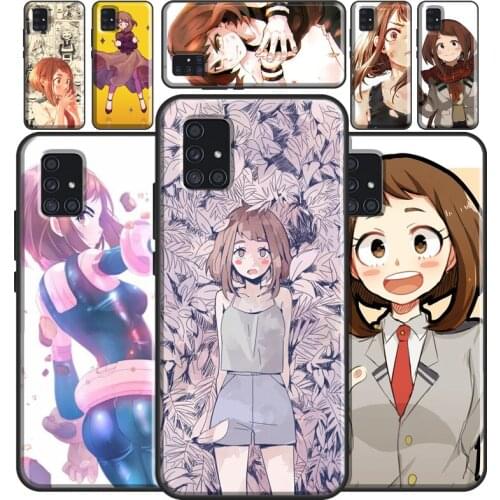 Ochako Uraraka My Hero Academia Case For Samsung A40 A10 A50 A70 A71 A51 Coque For Galaxy A20e A21S M21 M31 M11 Cover