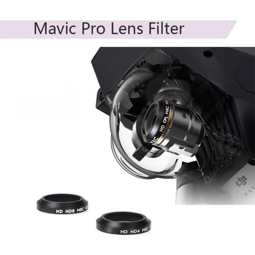 3 In 1 Lens Filter CPL ND4 ND8 for DJI Mavic Pro Platinum Drone Camera Lens Circular Polarizer Neutral Density Filter