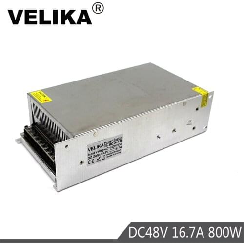 DC Power Supply Switching 48V 16.7A 800W Driver Transformers 220V 110V AC to DC48V Power Supplies for CCTV DIY CNC Stepper Motor