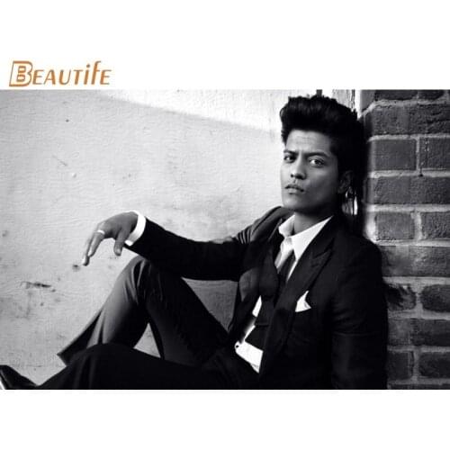 Custom Bruno Mars Canvas Silk poster Novelty Print Your Own Picture On Room Wall Canvas Poster More Size